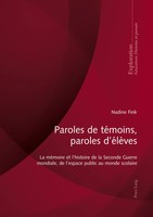Nadine Fink | Paroles De TéMoins, Paroles D'éLèVes | Taschenbuch | FranzöSisch
