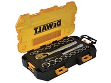DEWALT Drive Socket Set, SAE/Metric, 1/2-Inch...