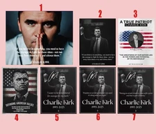 Custom Charlie Kirk Freedom Quote Poster