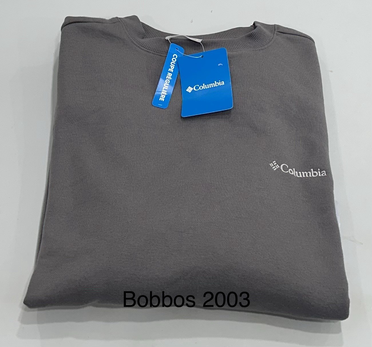 Columbia Men's Walnut Canyon Crewneck Sweatshirt, City Grey, Size L