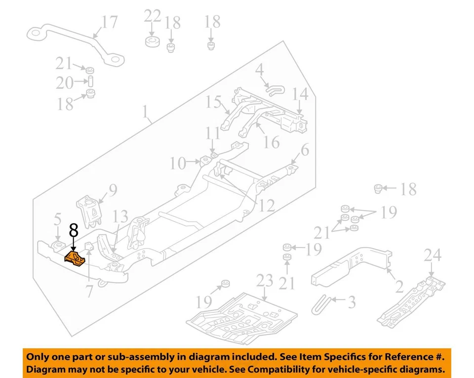 SE ADAPTA A CHEVROLET TRACKER BRACKET 1999-2004 91174831 - NUEVO OEM 91174831 Foto 2 de 3