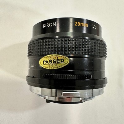 Kiron 28mm f/2 MC Wide Angle Lens Olympus OM Mount Black Fast Prime | Vintage