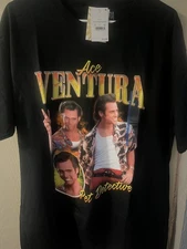 Ace Ventura Pet Detective Jim Carrey T Shirt Size Men's Large