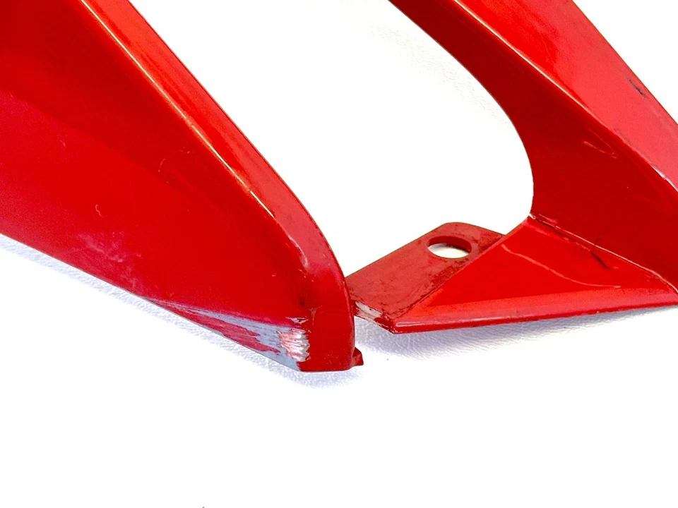 Genuine Ducati Superbike 999S Mid Upper Fairing Left Red Needs Repair 48031821C - Image 3 of 4