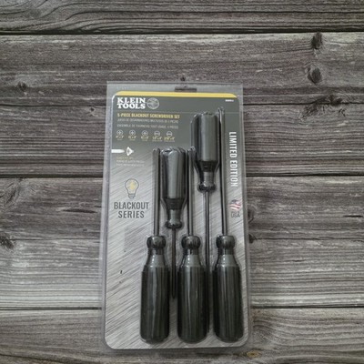 Klein Tools Limited Edition 5 PCS Blackout Series Screwdriver Set Made in USA