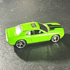 Hot Wheels 164 2007 Dodge Challenger Greenblack Diecast Car Hemi Theme