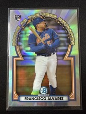 2023 Bowman Chrome Rookie of the Year Favorites Francisco Alvarez New York Mets