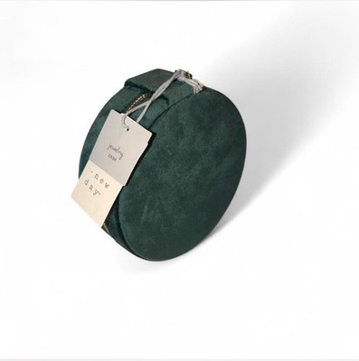 A New Day Jewelry Travel Case Green Velvet