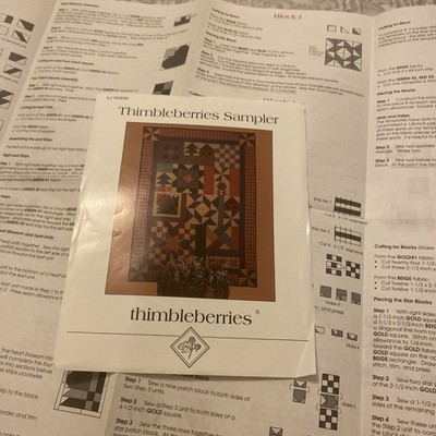 Fingerhutbeeren Quilt Nähen MUSTER Ihre Wahl - Lynette Jensen Designs