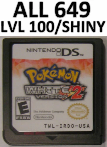 Authentic Unlocked Pokemon White 2 - All 649 Legal Shiny, All Items, Max Money - Picture 2 of 2