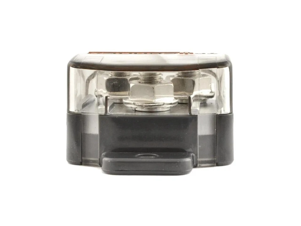 TruConnex TC4GB-2 Black (1) In (2) Out Power/Ground Car Audio Distribution Block - Image 3 of 4