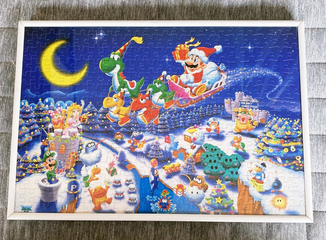 Super Mario Christmas Jigsaw Puzzle 300pcs Retro Nintendo