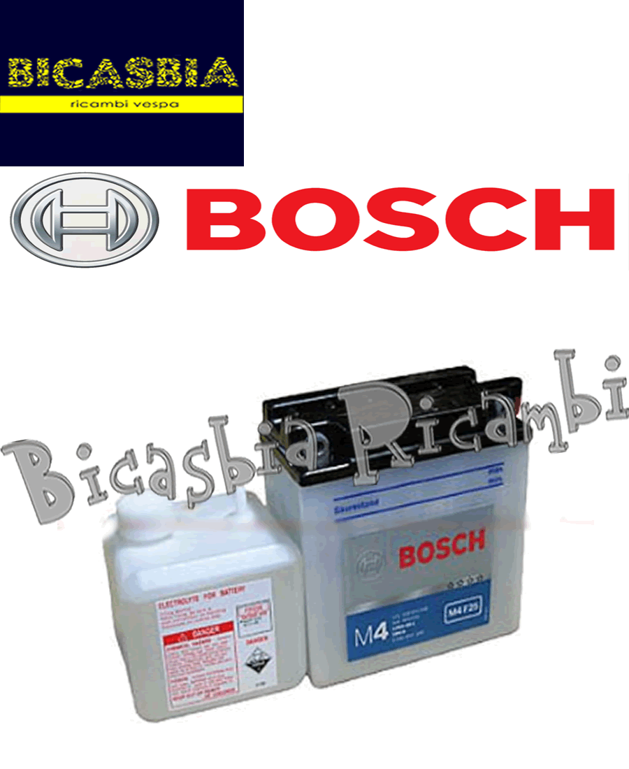 8454 - Battery Bosch YB9-B 12V 9AH Garelli XR Tiger - 125 CC - Age: 1986