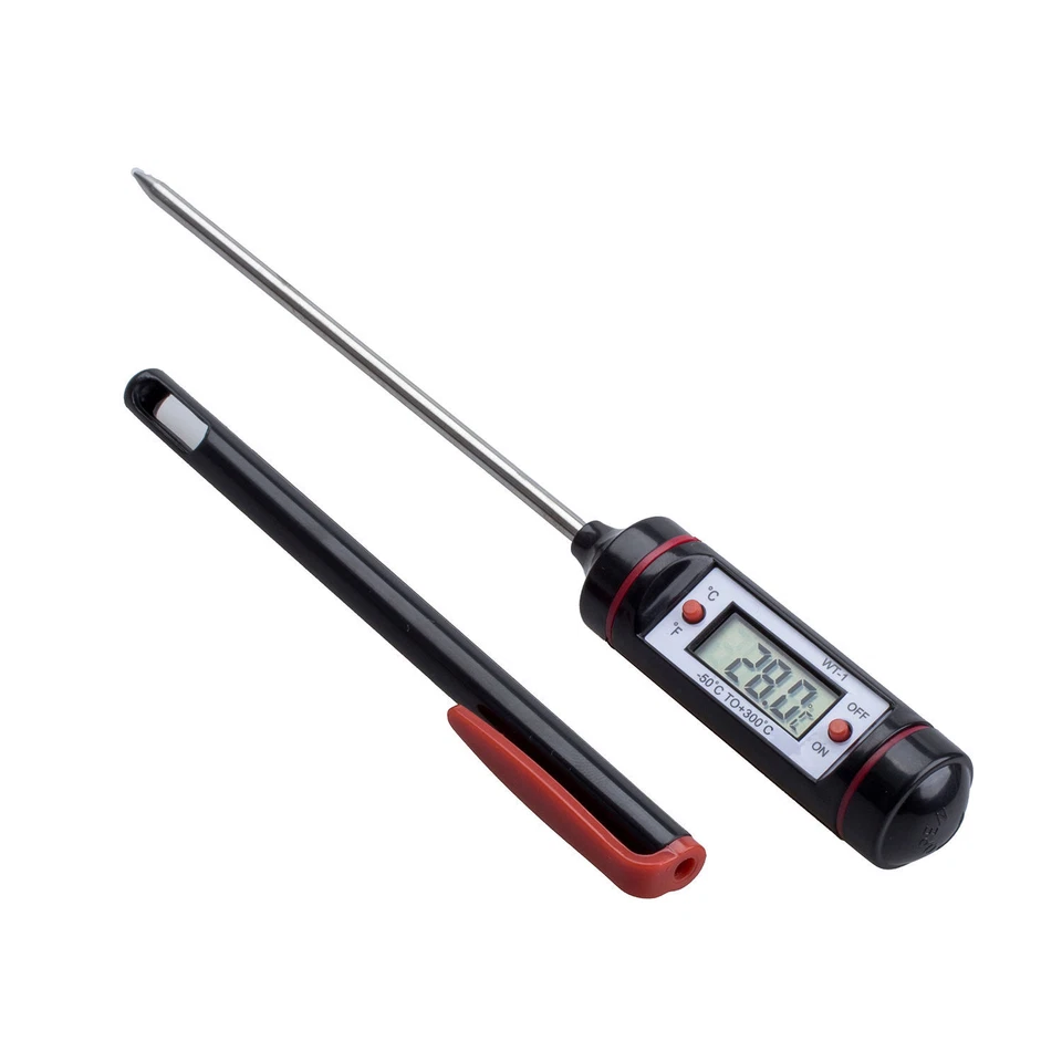 2x Digital-Küchenthermometer Lebensmittel Kochen BBQ Fleisch Steak - Bild 4 von 4