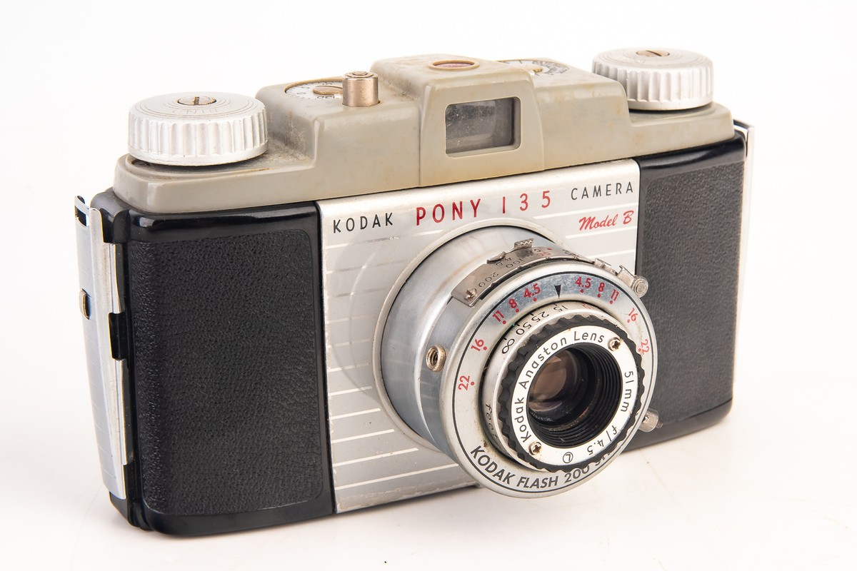 コダック ポニー135モデルB Kodak Pony 135 Model B Camera With 51mm f/4.5 Lens Vintage AS-IS