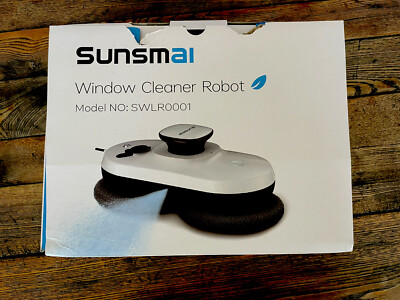 Smart Window Cleaning Robot Window Cleaner w/ Auto Water Spray SUNSMAI SWLR0001