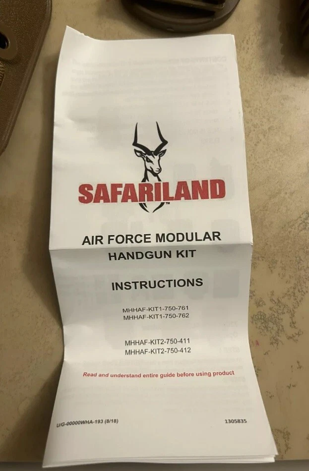 Safariland Air Force Modular Handgun Kit Sig M18 P320 - Image 2 of 2