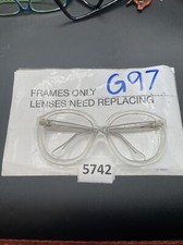 Anne Klein Riviera Mod. 60/S Clear Oval Eyeglasses Frames Italy G97