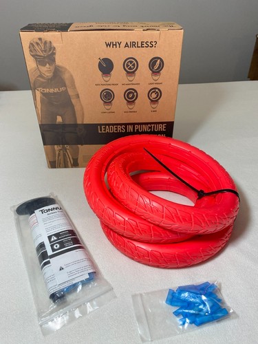 ¡NUEVO! Neumático Tannus Airless 700x40c / 27x1.5" rojo volcán 100% a prueba de pinchazos - Imagen 2 de 5