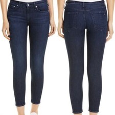Rag  Bone Ankle Skinny Jeans Size 28 Dark Blue Wash - Olive Harrow W1502K520