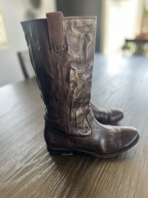 Frye Women’s Leather Boots Mid Calf Riding Boots Size Indie Western  Boho