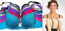 New 6 Womens Ladies Lace Solid Color Gentle PUSH UP Bra Full Cup BC 99007 