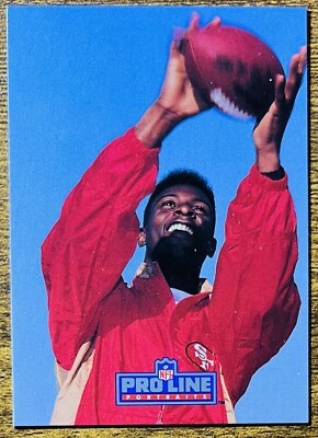 1991 PRO LINE PORTRAITS #201 JERRY RICE SAN FRANCISCO 49ERS HOF LEGEND NM-MT