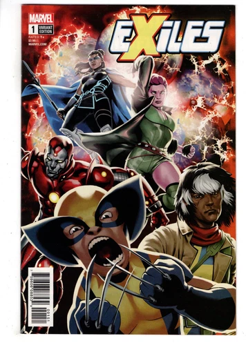 EXILES #1 (2018) - GRADE NM - LIMITED 1:25 INCENTIVE JESUS SAIZ VARIANT!