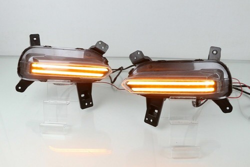 For Kia K3 Forte Cerato 2019-2020 LED DRL Daytime Running Driving Light W/Turn - Picture 3 of 11