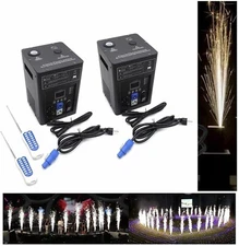 MOWL Cold Fireworks Wireless DMX Control 600W Spark Fountain Machine for Wedding