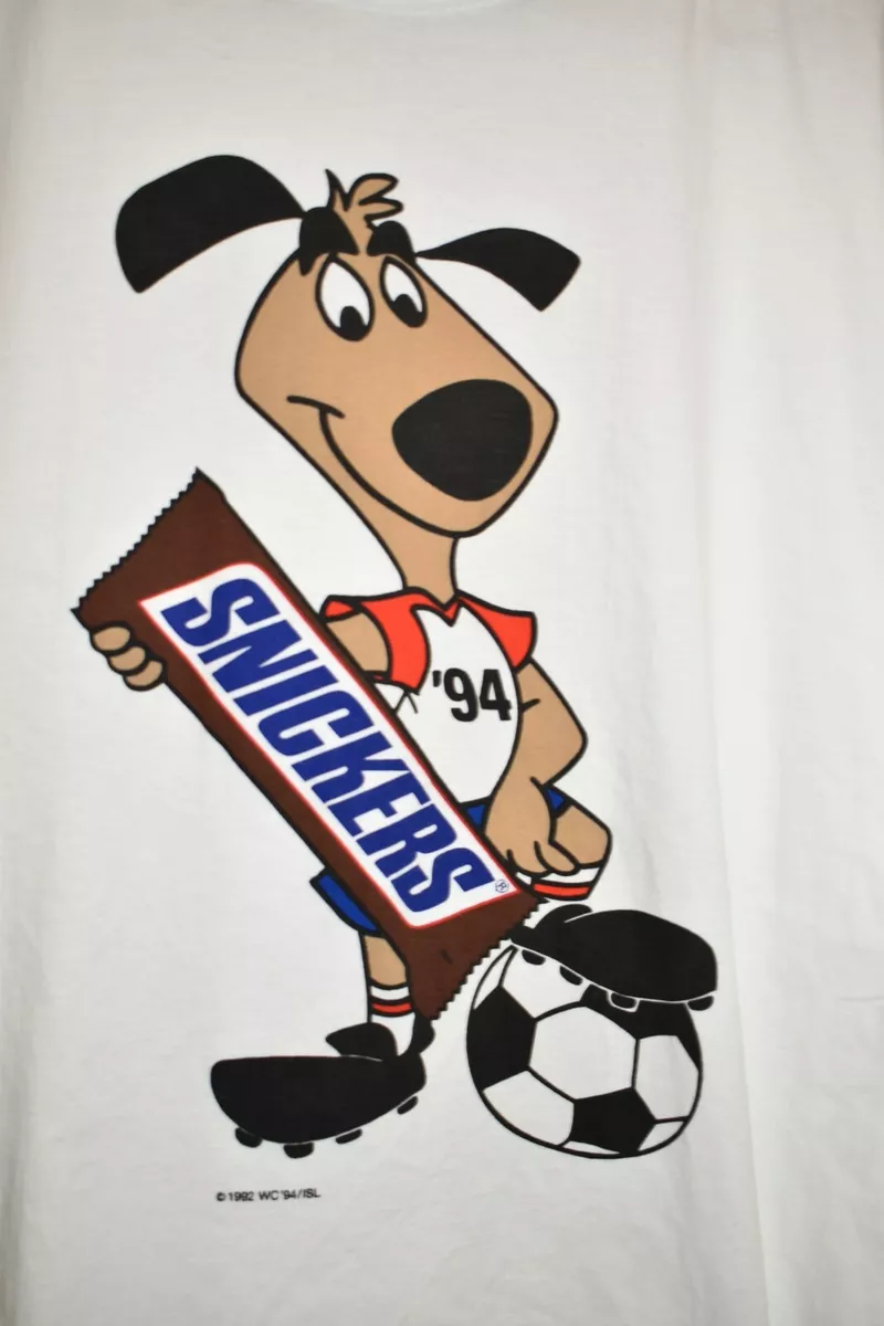 1994 USA WORLD CUP SNICKERS SPONSOR TEE TSHIRT T