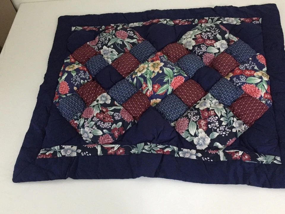 Retazos acolchados (1) farsa estándar multicolor concha de algodón relleno de poliéster Foto 3 de 4