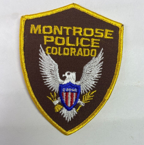 Montrose Police Colorado CO Patch B6