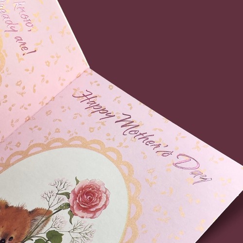 Cute Vintage MOTHER'S DAY Card Pink, Koala, by American Greetings + Envelope - Picture 5 of 8
