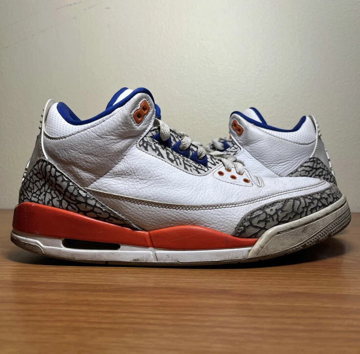 Nike Air Jordan 3 III Retro Knicks Rivals 2019 Size 10.5 Sneakers