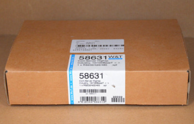 W&T 58631 10/100BaseT Com-Server Highsp. 1xRS232/422/485 NEU OVP versiegelt