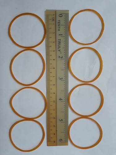 Rubber Bands.. Natural Rubber. Comes in bags of 1 lb each. Home and Office Use - Picture 2 of 4