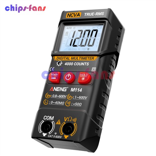 ANENG M114 M115 Automatic Voltmeter AC/DC Ohm NCV Digital Multimeter 4000 Counts - Picture 19 of 26
