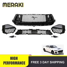 For 2024 2025 Ford Mustang Gt Front Bumper Upper Lower Grille Set Pr3z8200aaptm