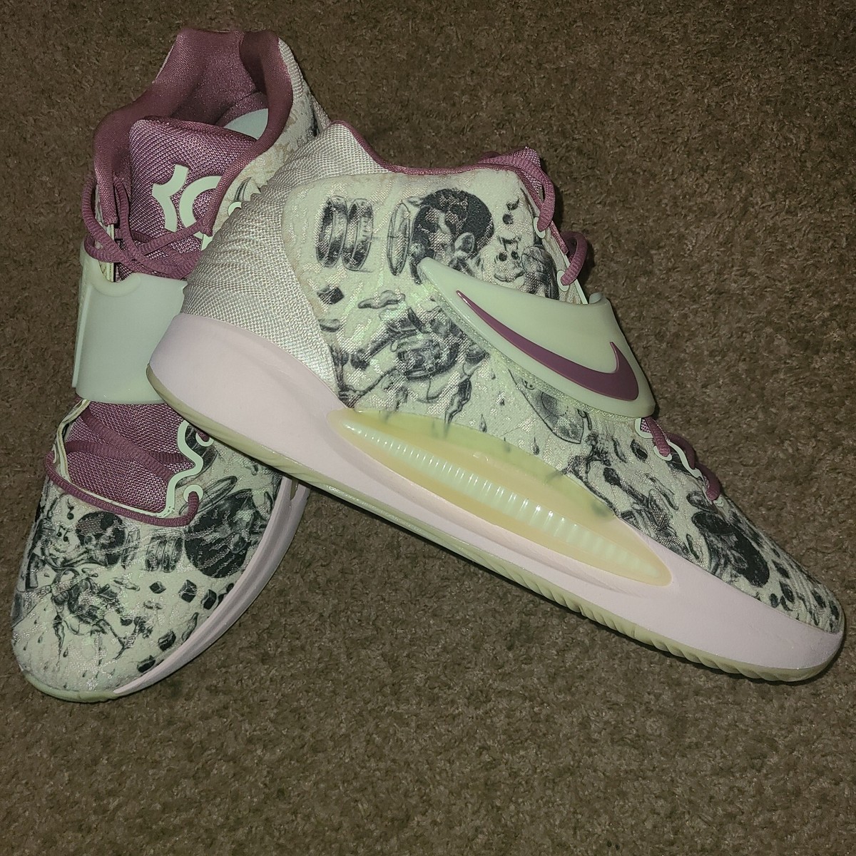 Nike KD ~ “Surrealism” Lime Ice~ Purple/Green ~ Size 18 ~Men\'s Basketball Shoes KD 14 Lime Ice/Light Mulberry Pearl 7.5 Nike | Mercari main image 2
