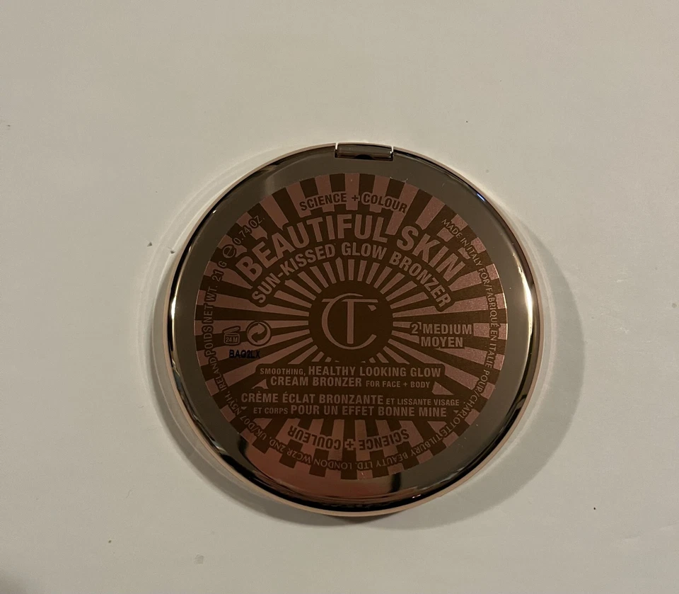 NIB LUXCharlotte Tilbury Beautiful Skin Sun-Kissed Glow Cream Bronzer -2 Medium! - Image 4 of 4