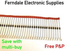 1N4001 to 1N4007, 1A Silicon Rectifier Diodes (Packs of 2, 5, 10, 20, 50, 100)
