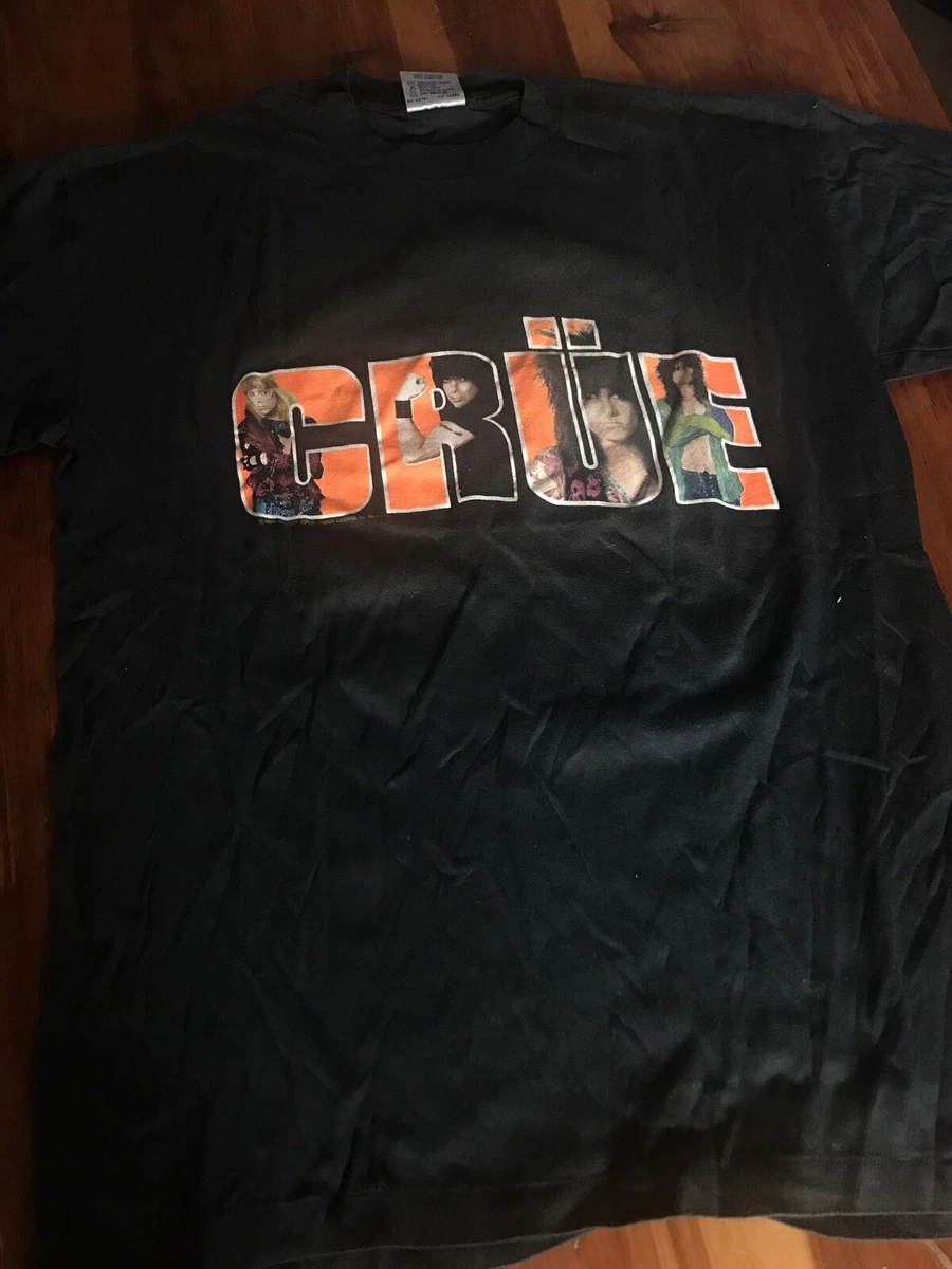 vintage MOTLEY CRUE 90s WORLD TOUR concert t-shirt L Brockum