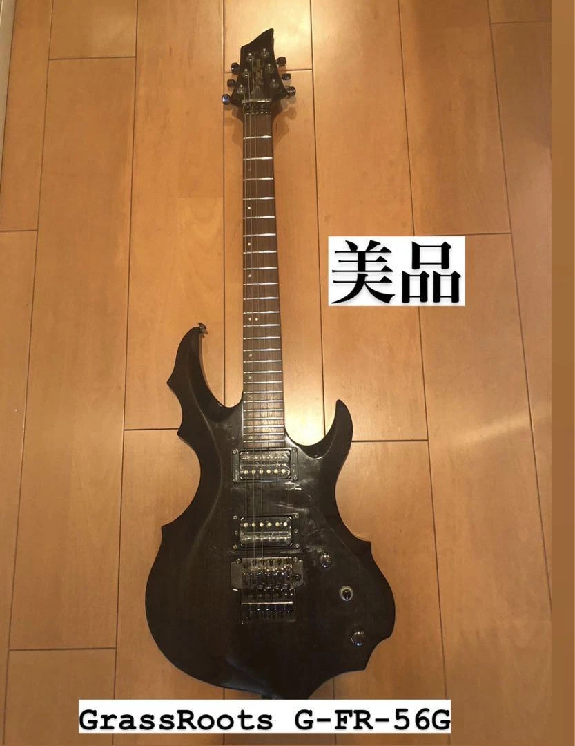 Grass Roots Electric Guitar Forest G-FR-56G Used Black Shipping