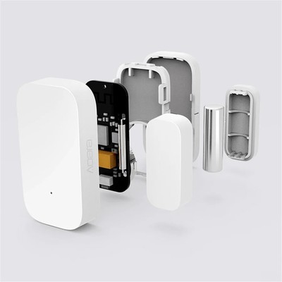 Smart Door Window Sensor Mini Sensor Wireless Connection Alarm Work With Gateway