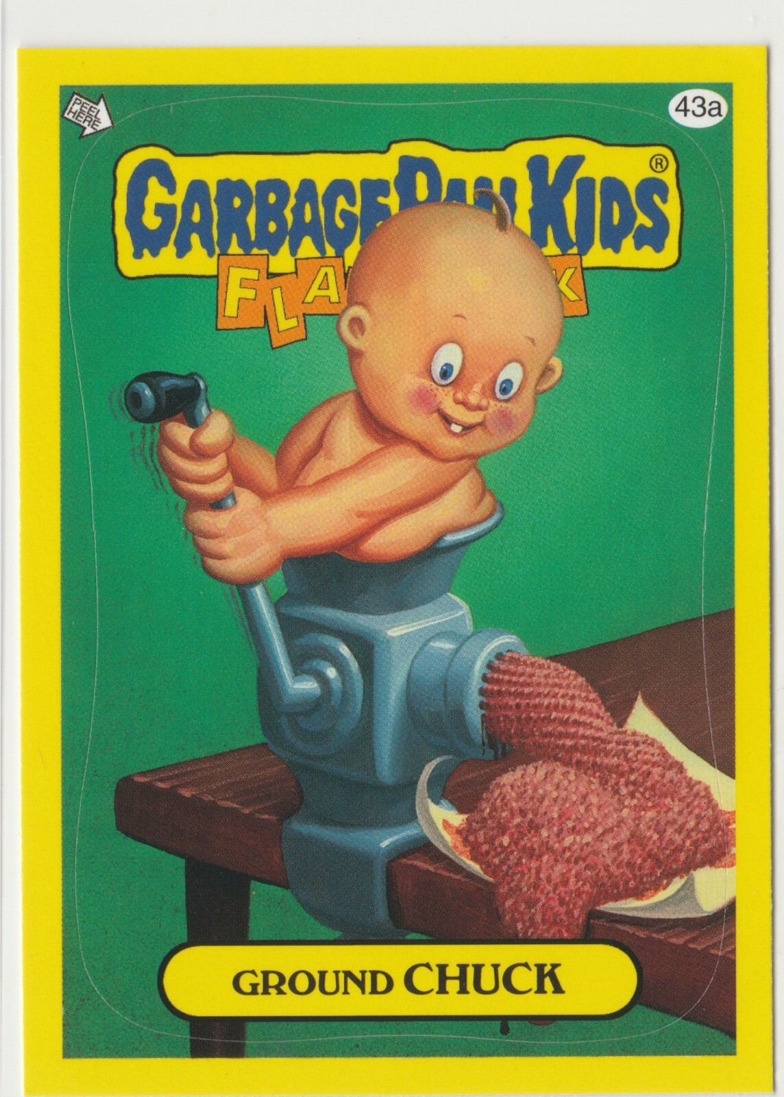 Garbage Pail Kids GPK 2011 Flashback Series 3 FB3 Ground Chuck #43a
