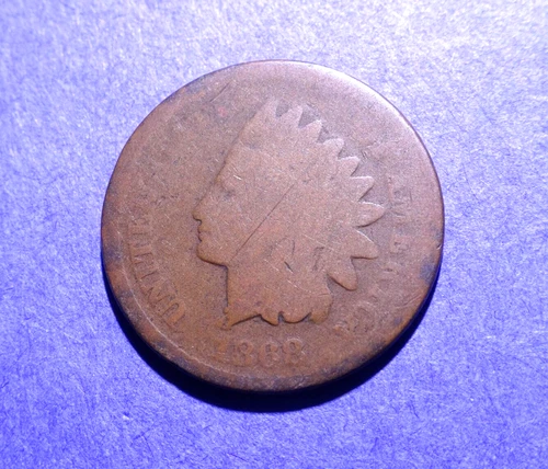 1868 Indian Cent  AG