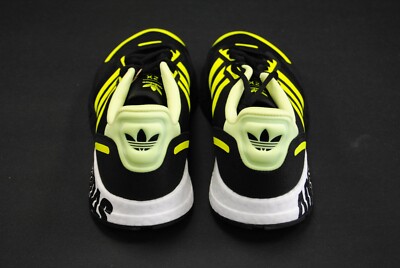 【Aya⭐︎ 】 FY3632] NEW MEN'S ADIDAS ZX 1K BOOST CORE BLACK SOLAR YELLOW MATTE