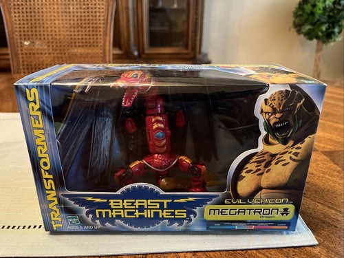 1999 TRANSFORMERS BEAST MACHINES EVIL VEHICON MEGATRON DRAGON HASBRO-NEW