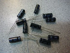 ILLINOIS Capacitor RADIAL ALUMINUM ELECTROLYTIC 0.1uF 50V 20% **NEW** Qty.10